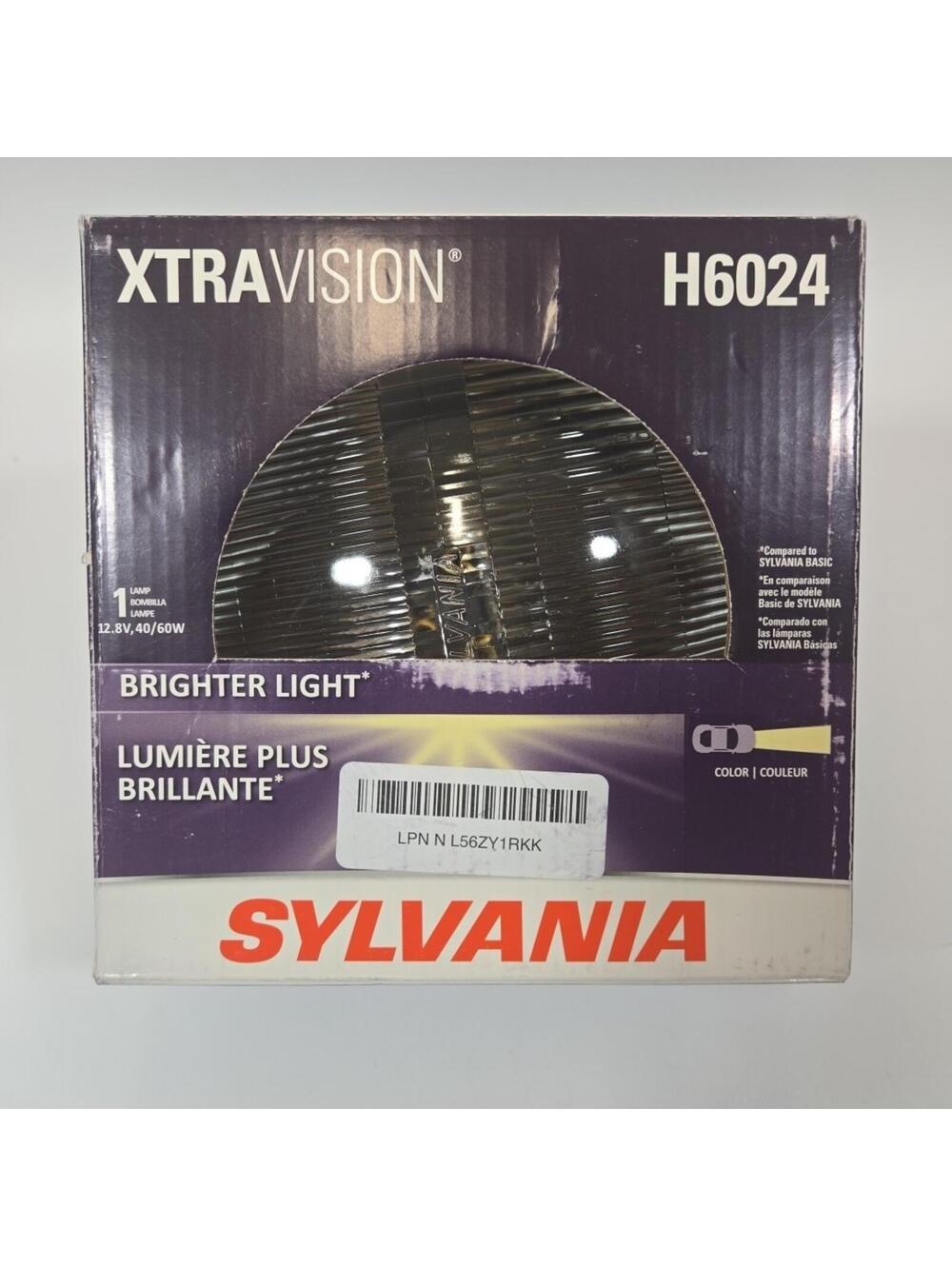 Sylvania H6024 XtraVision Sealed Beam Headlight High Performance Halogen Bulb